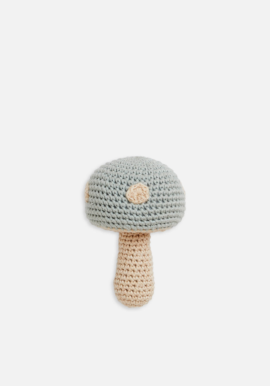 Miann &amp; Co Hand Rattle - Mint Mushroom