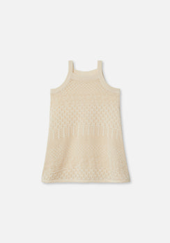 Miann & Co Baby - Knit Strap Dress - Tofu Crochet