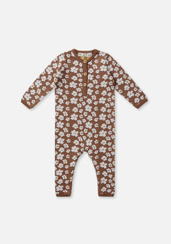 Miann & Co Baby - Long Sleeve Knitted Jumpsuit - Flora
