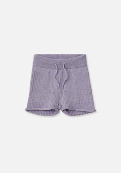 Miann & Co Baby - Texture Rib Short - Lavender Speckle