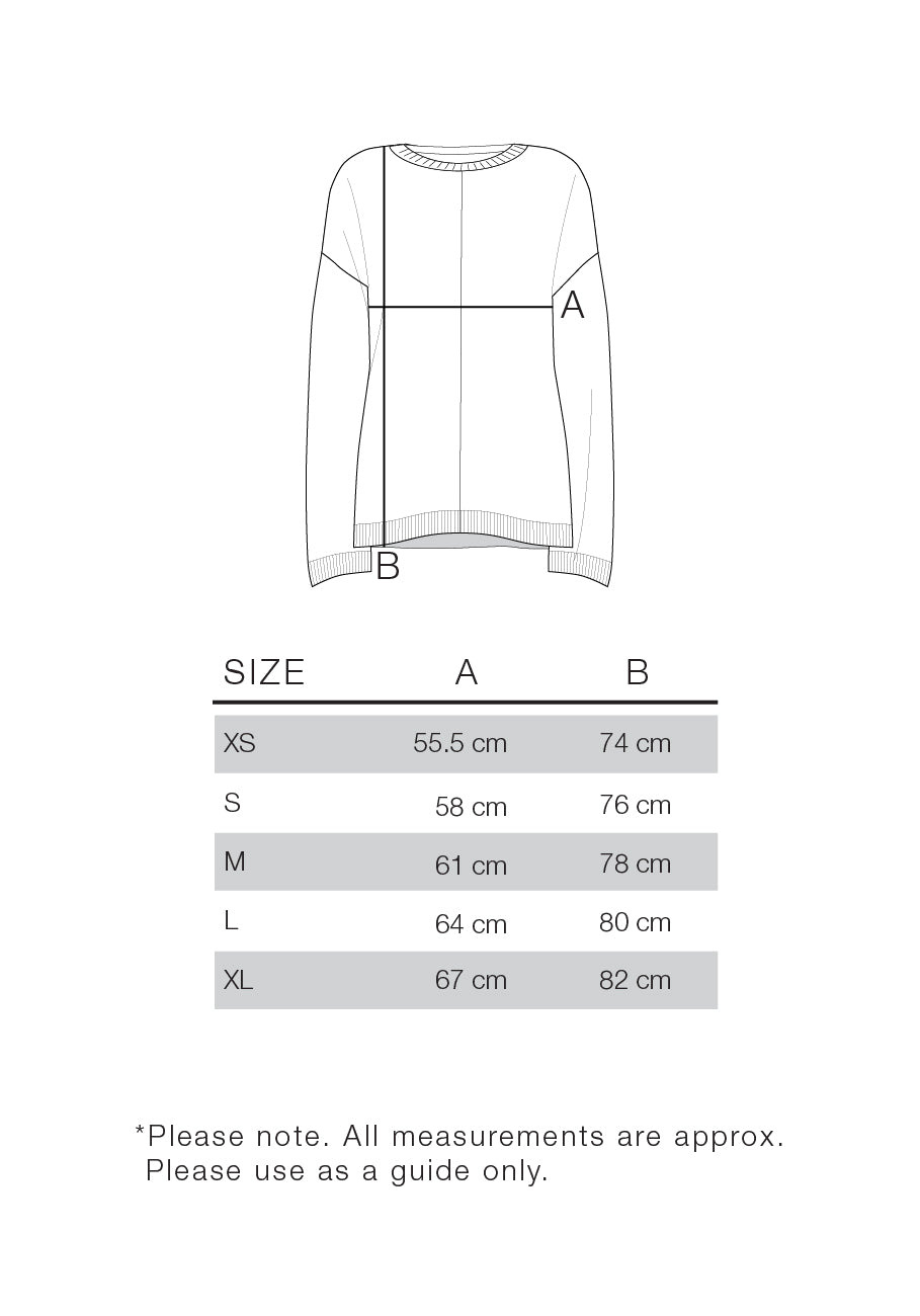 Matching Set - Long Line Front Seam Jumper &amp; Cuff Knit Harem Pants - Charcoal