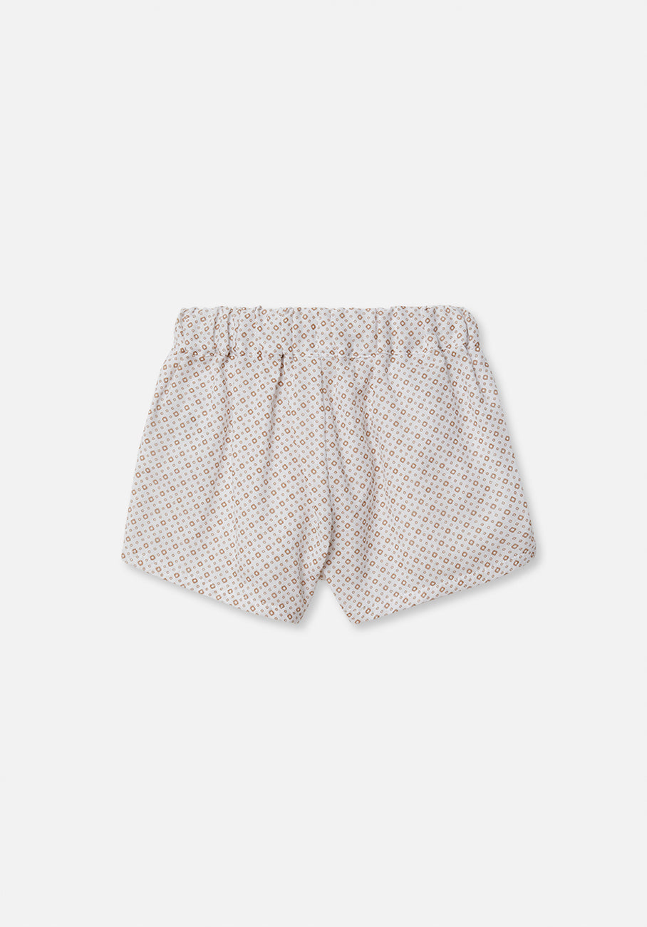 Miann &amp; Co Kids - Elastic Waist Shorts - Geo Print
