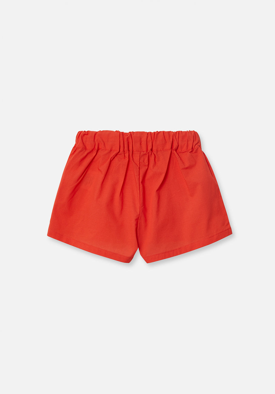 Miann &amp; Co Kids - Elastic Waist Shorts - Tomato
