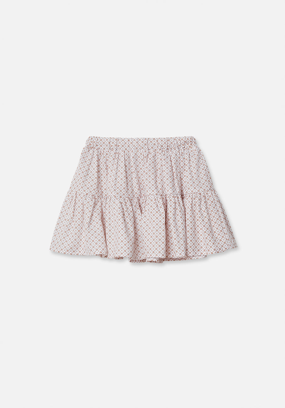 Miann &amp; Co Baby - Woven Frill Skirt - Geo Print