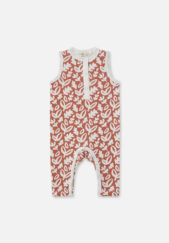 Miann & Co Kids - Sleeveless Suit - Natural Floral