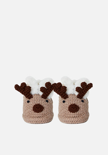 Miann & Co Baby - Knitted Booties - Reindeer