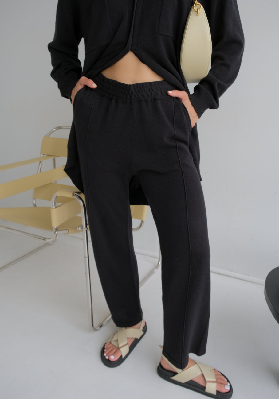 Miann &amp; Co Womens - Zara Front Seam Pant - Black