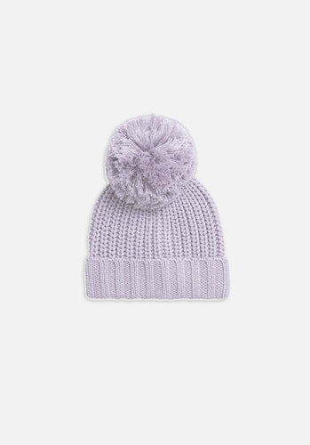 Miann & Co - Chunky Knit Beanie - Lavender