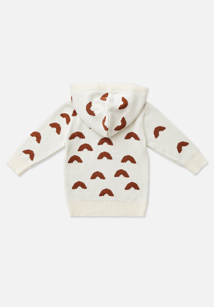 Miann &amp; Co Baby - Knitted Hoodie - Rainbow