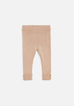 Miann & Co Kids - Texture Rib Legging - Pink Tint