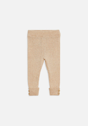 Miann & Co Baby - Texture Rib Legging - Truffle