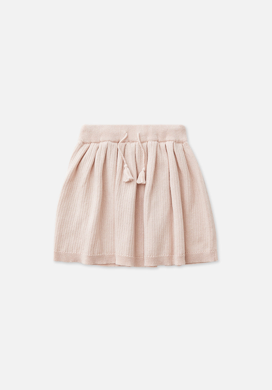 Miann &amp; Co Baby - Texture Rib Skirt - Ballet Pink