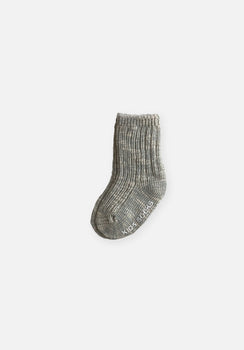 Grey Marle Socks - Baby
